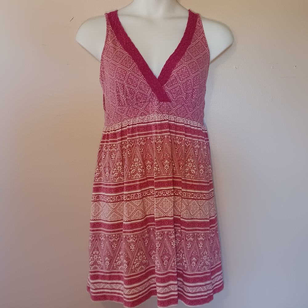 Sonoma Pink and Cream Mini Dress